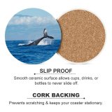yanfind Ceramic Coasters (round) Dive Images  Huge Ocean  Tail Sky Wallpapers Sea  Maui Family Game Intellectual Educational Game Jigsaw Puzzle Toy Set