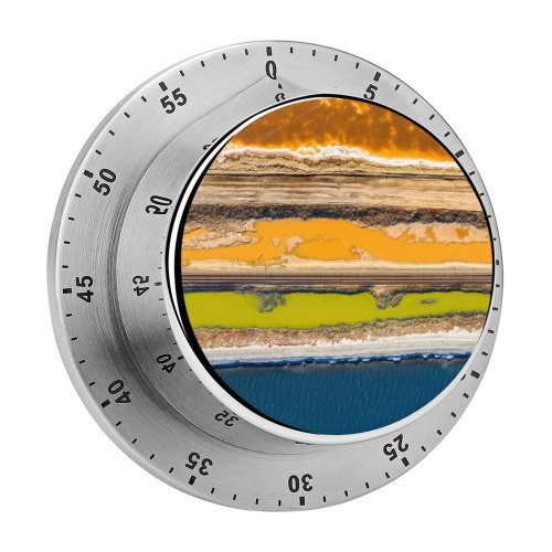 yanfind Timer Romain Guy Coastline Landscape Aerial Railway Beautiful Road Coast 60 Minutes Mechanical Visual Timer