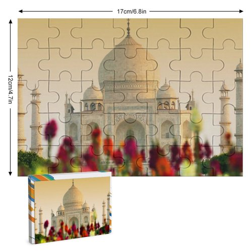 yanfind Picture Puzzle Taj Mahal Agra India UNESCO Heritage Wonders Family Game Intellectual Educational Game Jigsaw Puzzle Toy Set