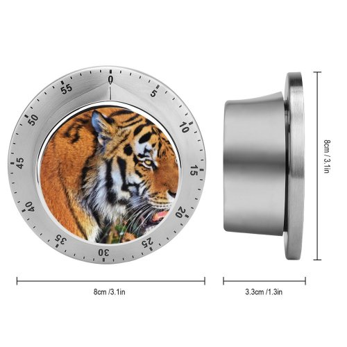 yanfind Timer  Face  Big Cat Wild Closeup Carnivore 60 Minutes Mechanical Visual Timer