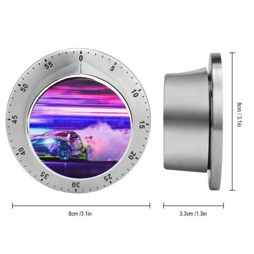 yanfind Timer Cars  Supra Drift Colorful 60 Minutes Mechanical Visual Timer