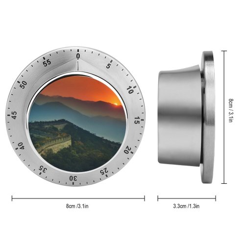 yanfind Timer Trey Ratcliff Great Wall China Sunset Sky Mountains Beijing Trees Aerial 60 Minutes Mechanical Visual Timer