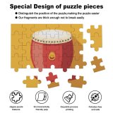 yanfind Picture Puzzle Chinese Rhythm Percussion Tradition Drum Instrument Design East Art China Family Game Intellectual Educational Game Jigsaw Puzzle Toy Set