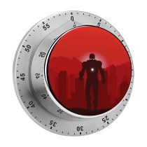 yanfind Timer Shivay Patidar Graphics CGI Minimal Iron Art Marvel Superheroes 60 Minutes Mechanical Visual Timer