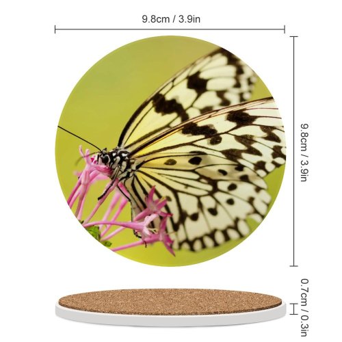 yanfind Ceramic Coasters (round) Images Taiwan Insect Spring Wing Wallpapers Borisworkshop Bloom Free Monarch Invertebrate Pictures Family Game Intellectual Educational Game Jigsaw Puzzle Toy Set