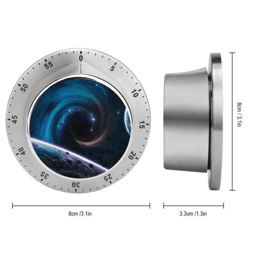 yanfind Timer Vadim Sadovski Space Hole Planets Horizon Asteroids  Spirals  Purple 60 Minutes Mechanical Visual Timer