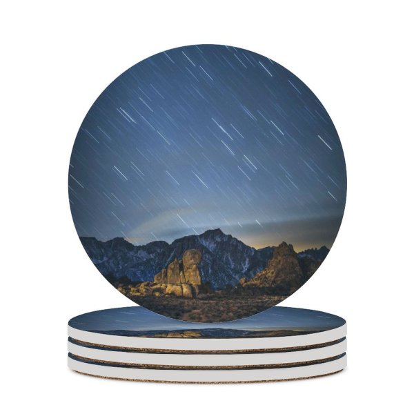 yanfind Ceramic Coasters (round) Images Space Night Starry Outer Astronomy Sky Wallpapers  Outdoors Free Pictures Family Game Intellectual Educational Game Jigsaw Puzzle Toy Set