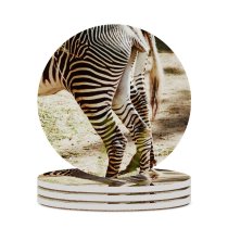 yanfind Ceramic Coasters (round) Sunny Images Tail Wildlife Wallpapers Grey Zebra Pictures PNG HQ Family Game Intellectual Educational Game Jigsaw Puzzle Toy Set