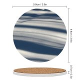 yanfind Ceramic Coasters (round) Snow Texture Winter Forest Neige Nieve Tree Trees Shadows Stripes Ripples Lines Family Game Intellectual Educational Game Jigsaw Puzzle Toy Set