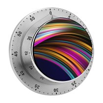yanfind Timer Abstract ASUS ZenBook Pro  Spectrum  Colorful 60 Minutes Mechanical Visual Timer