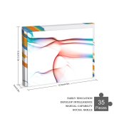 yanfind Picture Puzzle Abstract  Aroma Art Curve Dynamic Elegant Flow form Incense Magic Motion#370 Family Game Intellectual Educational Game Jigsaw Puzzle Toy Set
