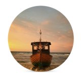 yanfind Ceramic Coasters (round) Space Structure Sea Anchored Taken Over Built Outdoors Beach Device Horizon Romantic Family Game Intellectual Educational Game Jigsaw Puzzle Toy Set