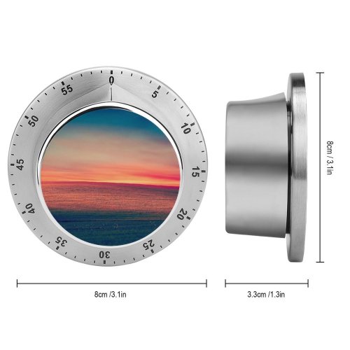 yanfind Timer  XP Landscape Hills Morning Light 60 Minutes Mechanical Visual Timer