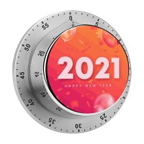yanfind Timer Celebrations Year Happy Balloons Colorful Gradient 60 Minutes Mechanical Visual Timer