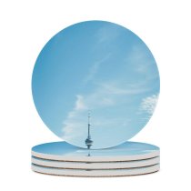 yanfind Ceramic Coasters (round) Toronto Sky Wallpapers Blimp    Building Airship Transportation Stock Free Family Game Intellectual Educational Game Jigsaw Puzzle Toy Set