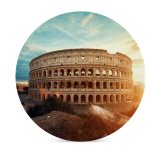 yanfind Ceramic Coasters (round) Colosseum Amphitheater Historical Structure  Ancient Architecture Italy Family Game Intellectual Educational Game Jigsaw Puzzle Toy Set