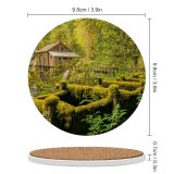 yanfind Ceramic Coasters (round) Wasim Nazareth Cedar Creek Grist Mill Woodland Washington State Forest Landscape Trees Family Game Intellectual Educational Game Jigsaw Puzzle Toy Set