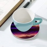 yanfind Ceramic Coasters (round) Dante Metaphor Abstract Rays Colorful Glowing Dark Family Game Intellectual Educational Game Jigsaw Puzzle Toy Set