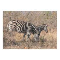 yanfind Picture Puzzle Zebra Wild  Game Kruger National Park Africa Safari Terrestrial Wildlife Vertebrate Family Game Intellectual Educational Game Jigsaw Puzzle Toy Set