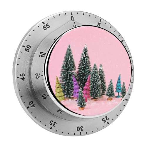 yanfind Timer Artificial  Home Christmas Snow Tree  Landscape Pine Woodland Winter Temperature 60 Minutes Mechanical Visual Timer