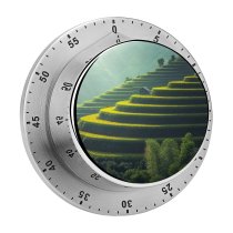 yanfind Timer Sasin Tipchai Rice Fields Agriculture Paddy Landscape Terrace Farming Daylight 60 Minutes Mechanical Visual Timer