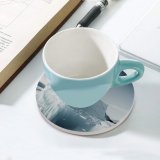 yanfind Ceramic Coasters (round) Polar Images Snow Wallpapers  Outdoors Fjord Reflected Arctic Greenland Winter Refection Family Game Intellectual Educational Game Jigsaw Puzzle Toy Set