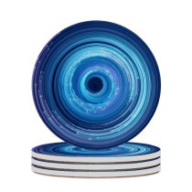 yanfind Ceramic Coasters (round) Nour Almasri Abstract Spiral Circles Experiment Render Family Game Intellectual Educational Game Jigsaw Puzzle Toy Set