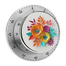 yanfind Timer Abstract Purple Muertos Craft Decor Wedding Garden Mayo  Colorful Ornament Flowers 60 Minutes Mechanical Visual Timer