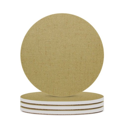 yanfind Ceramic Coasters (round) Stationary Ground Beige Khaki Linen Wood Family Game Intellectual Educational Game Jigsaw Puzzle Toy Set