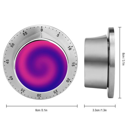 yanfind Timer Motion Lavender Dawn Morning Spiral Purple Softness Dark Vibrant Defocused Curve Sunset 60 Minutes Mechanical Visual Timer