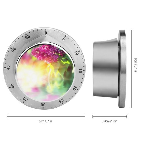 yanfind Timer Beauty Twig Early Garden Beautiful Flower Design Plant Petal Bush Leaf Spring 60 Minutes Mechanical Visual Timer