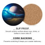yanfind Ceramic Coasters (round) Thiago Garcia Fantasy Exploring Saturn Planet Surreal Time Travel Space Family Game Intellectual Educational Game Jigsaw Puzzle Toy Set