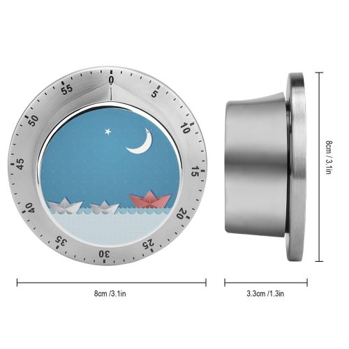 yanfind Timer Space Sea Landscape Old Retro Seascape Destinations River Cruise Design Creativity Journey 60 Minutes Mechanical Visual Timer