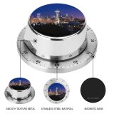 yanfind Timer Youen California Space Needle Seattle Washington Cityscape City Lights Night Time Skyscrapers 60 Minutes Mechanical Visual Timer