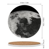 yanfind Ceramic Coasters (round) Space Black Dark  ColorOS Astronomy Family Game Intellectual Educational Game Jigsaw Puzzle Toy Set
