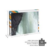 yanfind Picture Puzzle Rock  Waterfall Freezing Formation Geology Adventure Cave Geological Family Game Intellectual Educational Game Jigsaw Puzzle Toy Set