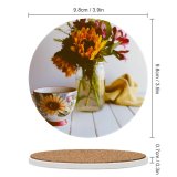 yanfind Ceramic Coasters (round) Tea Images Arrangement Bouquet  Pottery Flowers Coffee Plant Summer Time Pictures Family Game Intellectual Educational Game Jigsaw Puzzle Toy Set