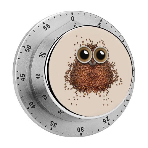 yanfind Timer Comfreak Lifestyle Coffee Beans  Cup Drinks Caffeine Beautiful 60 Minutes Mechanical Visual Timer