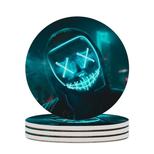 yanfind Ceramic Coasters (round) Vitaliy Art LED Neon Urban Family Game Intellectual Educational Game Jigsaw Puzzle Toy Set