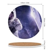 yanfind Ceramic Coasters (round) Space Astronaut Plane Astronomy USA NASA Family Game Intellectual Educational Game Jigsaw Puzzle Toy Set