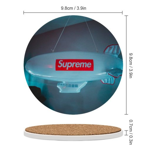yanfind Ceramic Coasters (round) Creative Images Blimp Airplane Cushion Hat Commons Pictures Transportation Vehicle  Aircraft Family Game Intellectual Educational Game Jigsaw Puzzle Toy Set