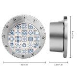 yanfind Timer Simplicity Arabic Push Marbled Plant Ideas Ceramics Porcelain Flower Retro  Curve 60 Minutes Mechanical Visual Timer