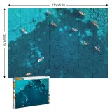 yanfind Picture Puzzle Overseas Reef Palm Famous Gemstone Sea Scuba Islands Caribbean Ocean Lesser Seascape Family Game Intellectual Educational Game Jigsaw Puzzle Toy Set