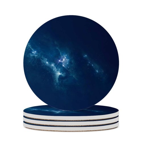 yanfind Ceramic Coasters (round) Space Milky Way Nebula Vivo NEX Family Game Intellectual Educational Game Jigsaw Puzzle Toy Set