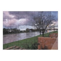 yanfind Picture Puzzle River Stormy Sky Grey Field Cloud Tree Waterway Bank Reflection Lake Family Game Intellectual Educational Game Jigsaw Puzzle Toy Set