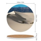yanfind Ceramic Coasters (round) Mesquite Sand Dunes Death Valley National Park  Range Sky California Desert Family Game Intellectual Educational Game Jigsaw Puzzle Toy Set