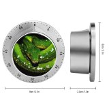 yanfind Timer Black Dark Tree  Snake  Drops Dark 60 Minutes Mechanical Visual Timer