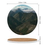 yanfind Ceramic Coasters (round) Fir Images Land Wallpapers Plant  Travel Outdoors Tree Beauty Slope Natural Family Game Intellectual Educational Game Jigsaw Puzzle Toy Set