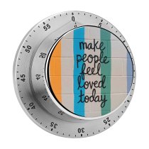 yanfind Timer Clay Banks Quotes Love Make Feel Today Popular Brick Wall Stripes Colorful 60 Minutes Mechanical Visual Timer