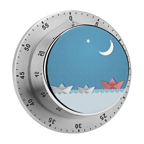 yanfind Timer Space Sea Landscape Old Retro Seascape Destinations River Cruise Design Creativity Journey 60 Minutes Mechanical Visual Timer
